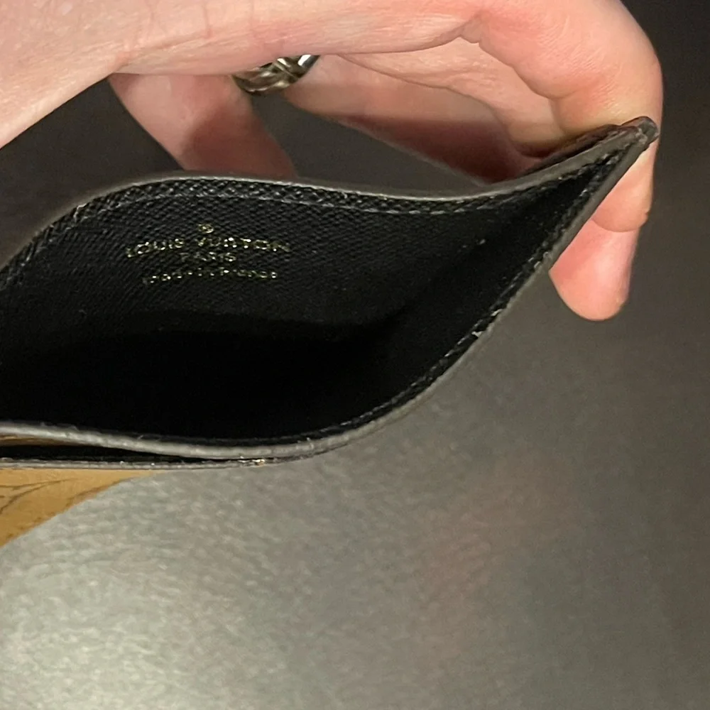 Louis Vuitton Brown and Tan Monogram Card Case - Picture 6 of 6